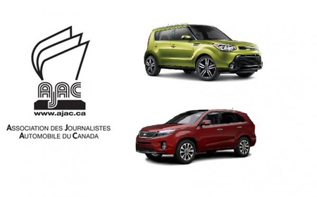 Le Kia Sorento nommé meilleur multisegment par l’AJAC, le Kia Soul remporte aussi sa catégorie