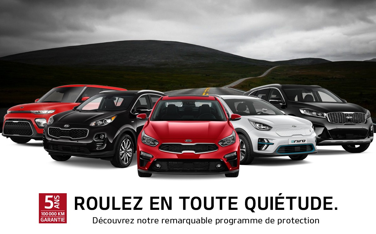 Garantie Kia - Roulez en toute quiétude