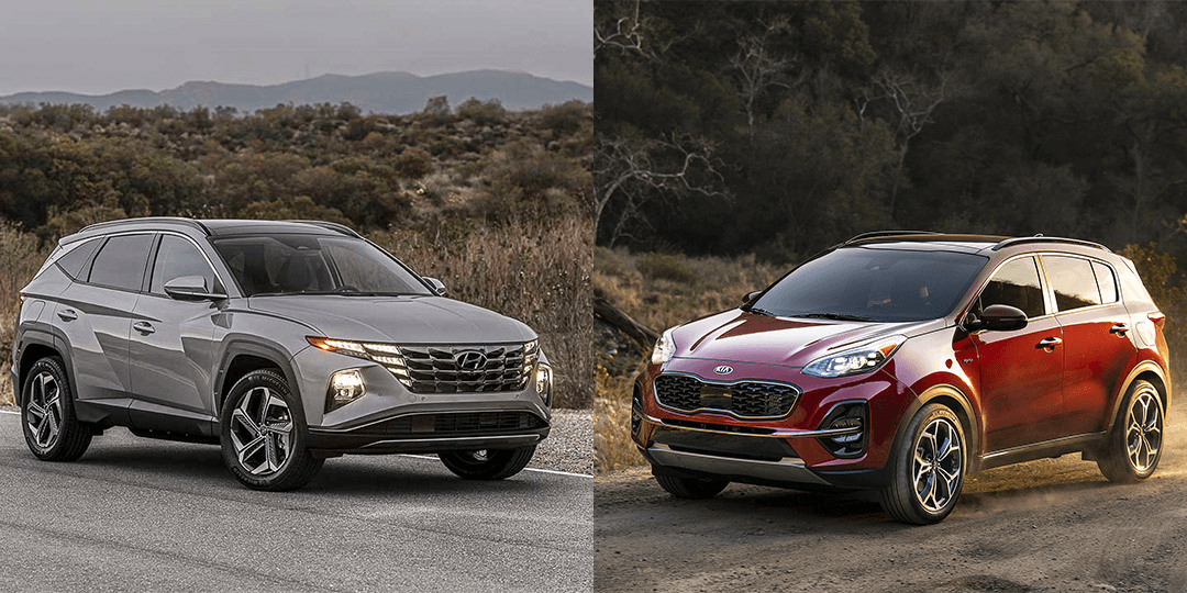 Comparaison entre le Hyundai Tucson 2022 et le Kia Sportage 2022