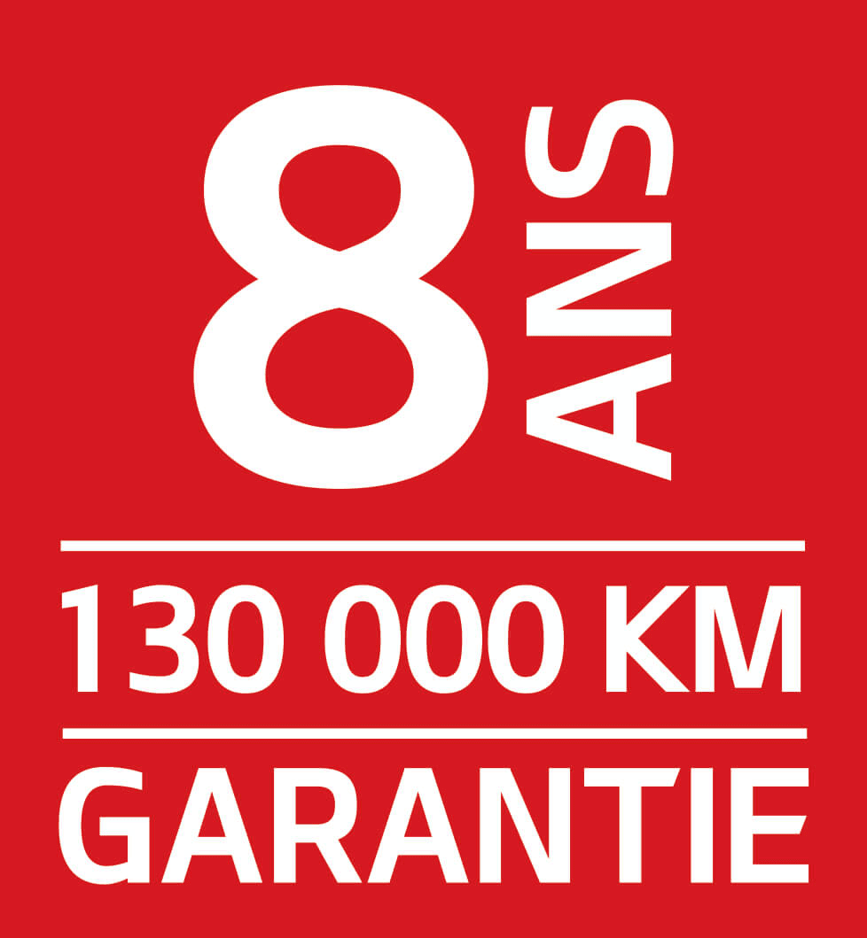 Garantie 8 ans 130000km Kia