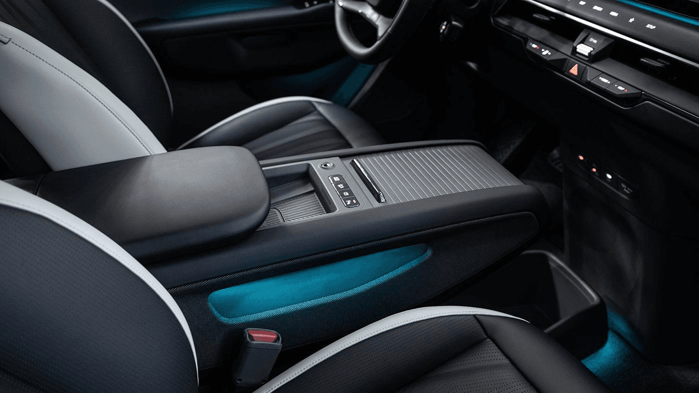 Vue intérieur de la Kia EV9 2025 et de sa technologie